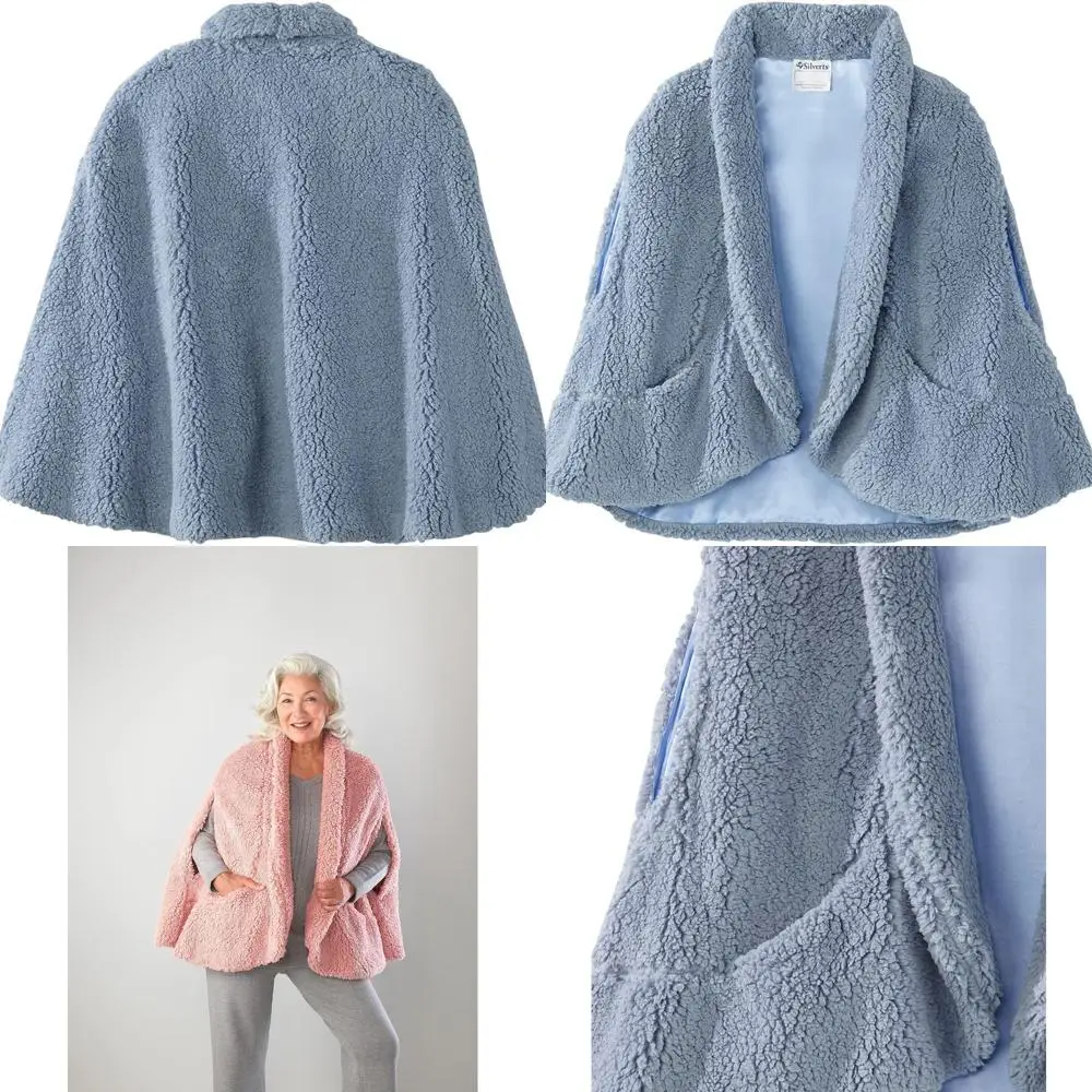 

Роскошная плюшевая женская шаль