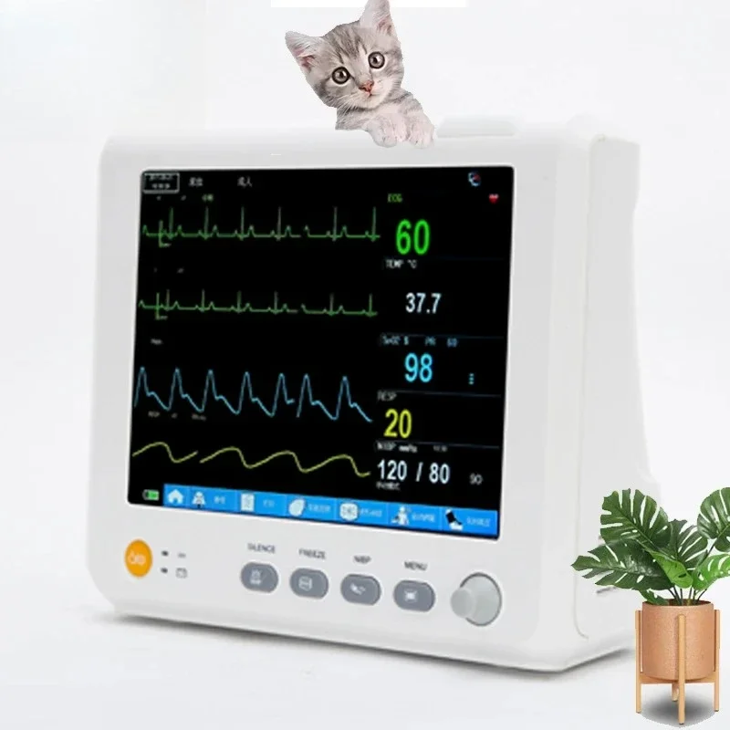 China Cheap Non-invasive Heart  Rate Device Veterinary Handheld Vital Sign for Veterinary Hospital