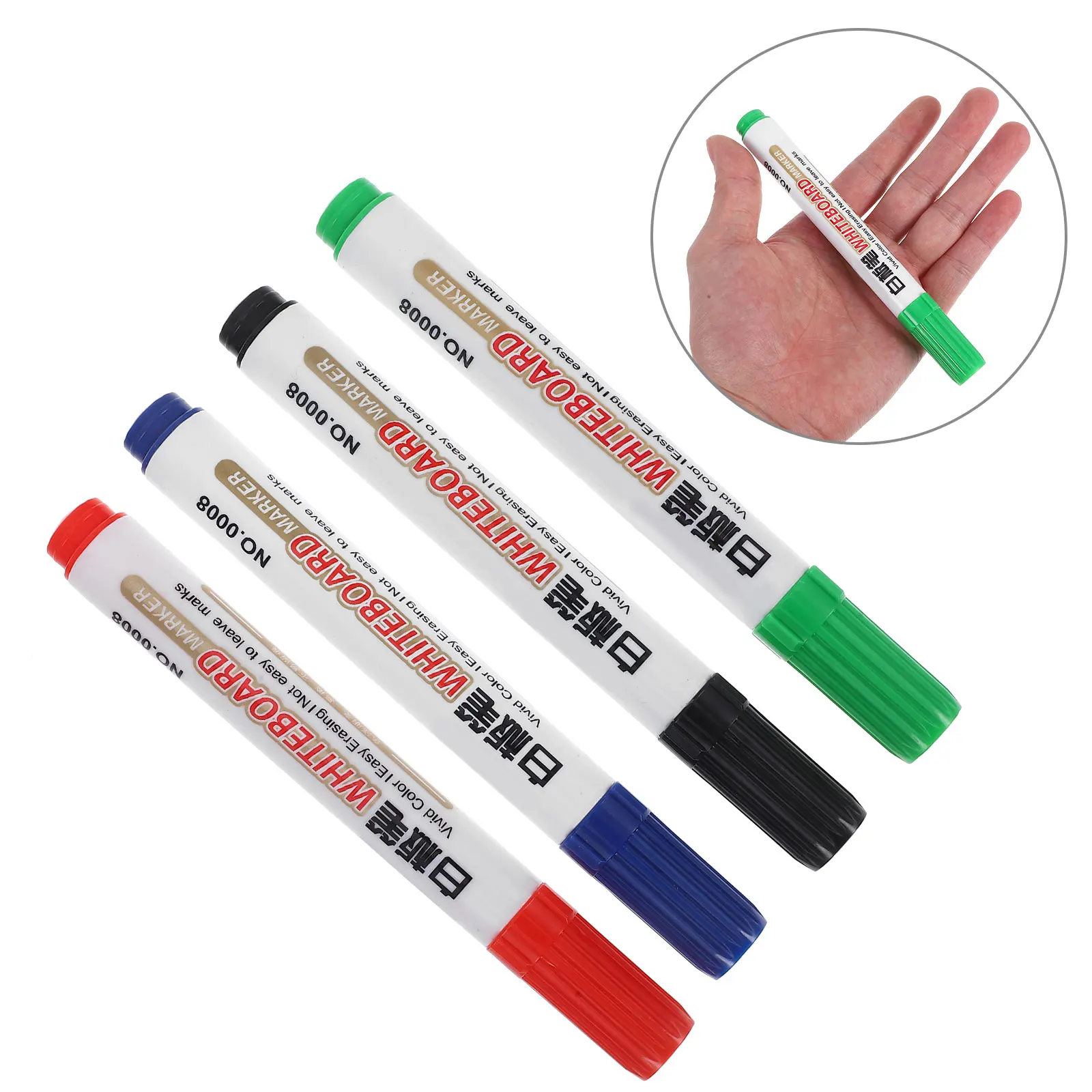 

4 Pcs Whiteboard Pen Pens Back to School Supplies Dry Erase Erasable for Markers Stationery