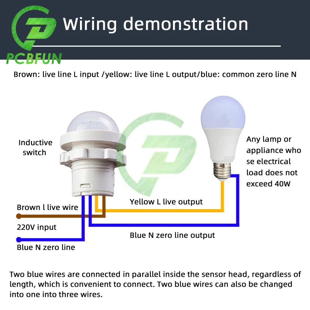 1-10pcs LED PIR Sensor Detector Smart Switch 220V 110V infrarossi movimento del corpo umano modalità di ritardo illuminazione induzione automatica