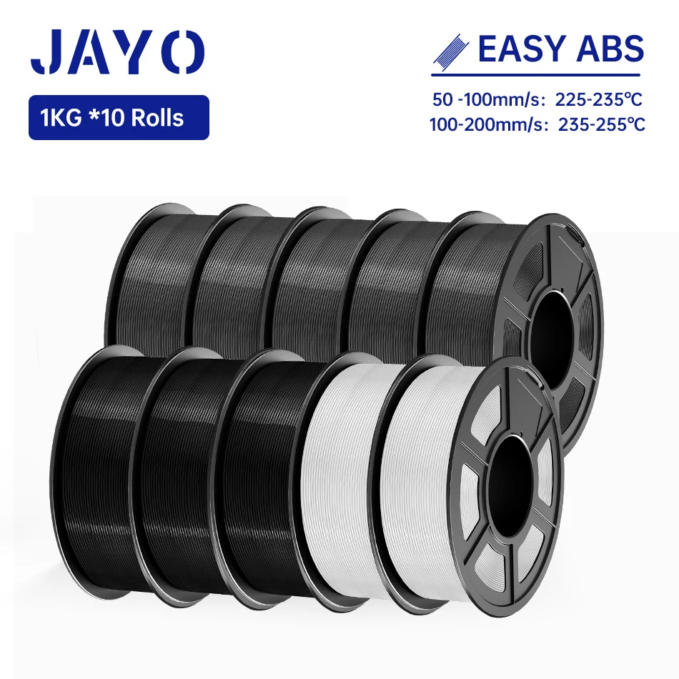 JAYO ASA / ABS-filament 1,75 mm 1 kg/rol Laag temperatuur Gemakkelijk ABS 3D-printerfilament Hoge taaiheid 3D-printerfilament