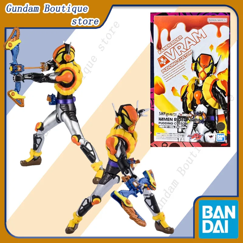 

Bandai Genuine SHF KAMEN RIDER VRAM PUDDING CUSTOM Anime Action Figure Collectible Joint mobility Model Toys Ornaments Gift Kid