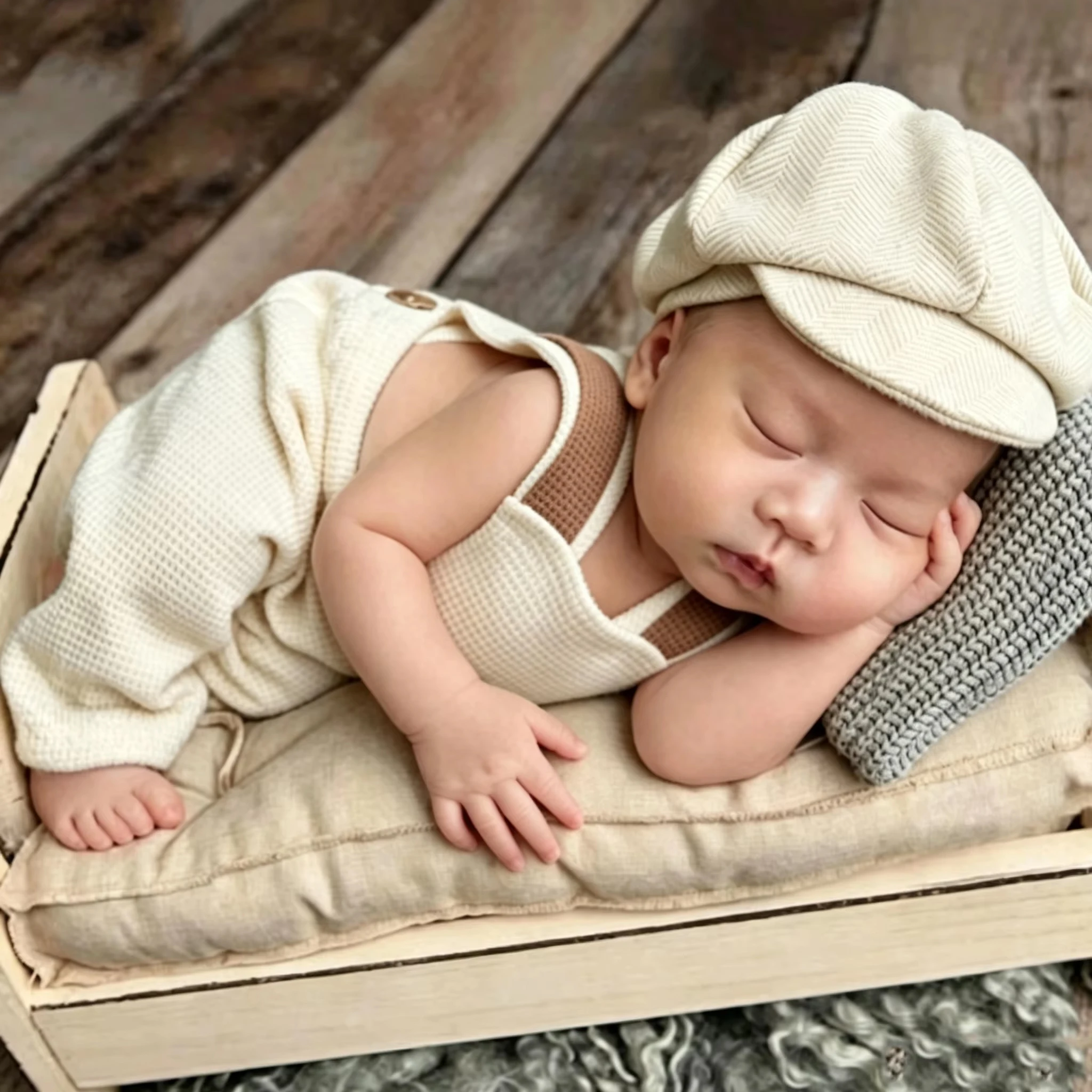 Baby Clothing Onesies - Ylsteed 신생아 남아 촬영 의상 세트