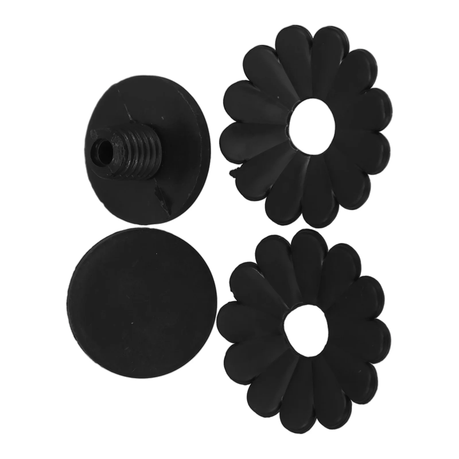 

2 Sets Umbrella Hat Accessories Replacement Tip Caps Patio Outdoor Black Repair Top Cover Plastic Spare Parts Furniture