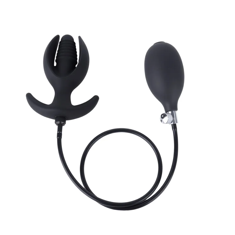 Magnetic Suction Inflatable Butt Plug Extendable Anal Dilator Butt Plug Anal Massage Masturbator Adult Sex Toys for Couples 18+