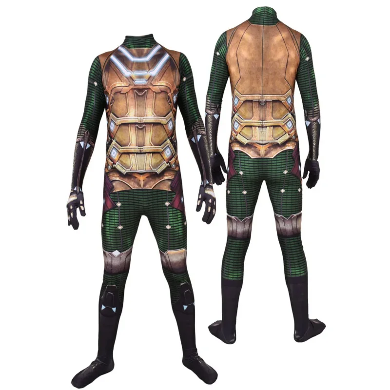 Mysterio Anime Superhero Cosplay Traje para adultos e crianças, Zentai Suit, Bodysuit Halloween