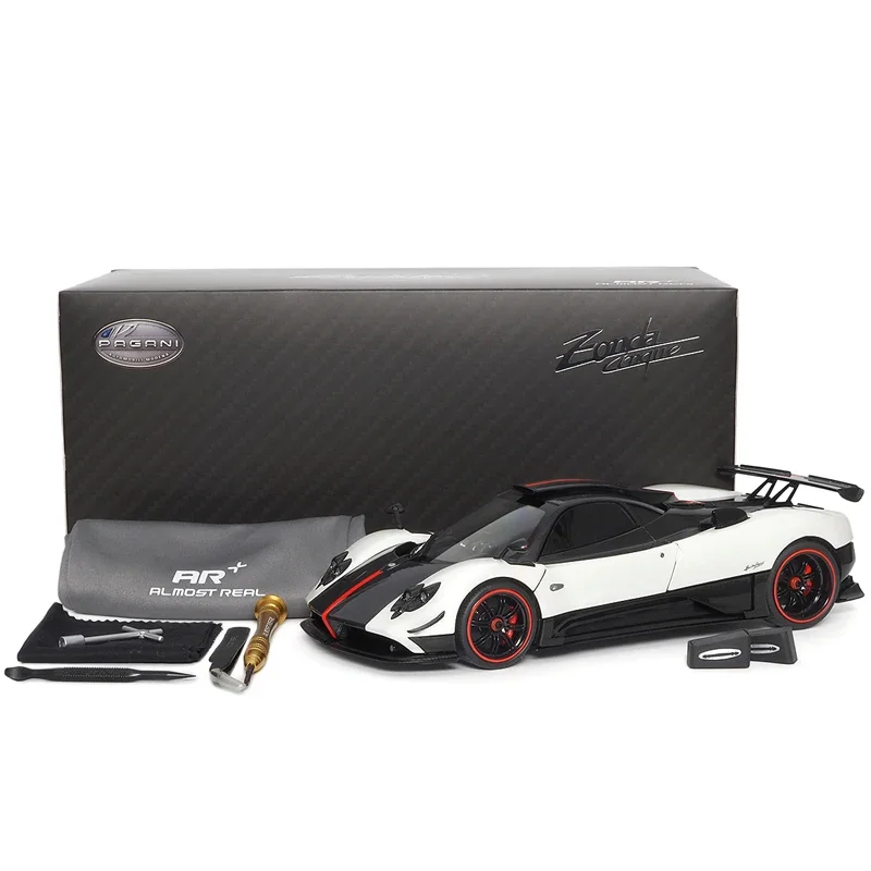 1:18 Pagani Cinque zonda Zonda โลหะผสมการบีบอัดเพลาจําลองขนาดเล็ก,ตกแต่งสําหรับผู้ใหญ่,ของเล่นเด็ก,ของขวัญเด็ก