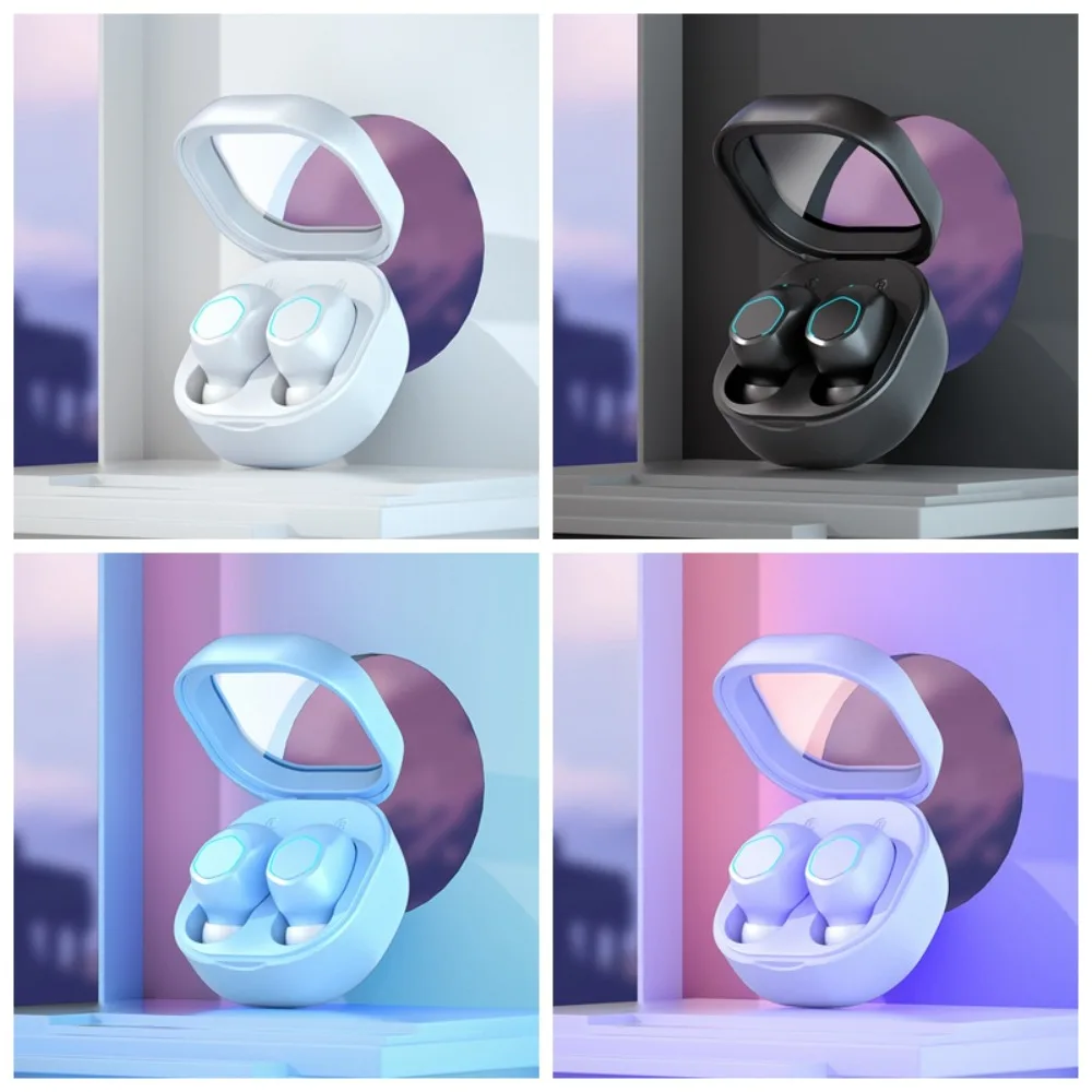 M21 Wireless Bluetooth Earphone Transparent Case Stereo Wireless Earphones Mini HiFi Bluetooth Headset Mobile Phone Universal