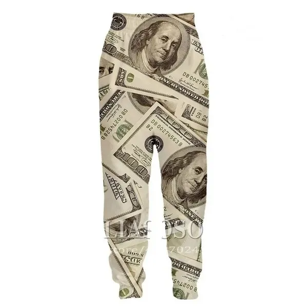 New Money Gold 3D Print Causal Clothing Fashion Men Women Tracksuits Crewneck Hip Hop Pants Plus Size S-7XL Seasons Casual