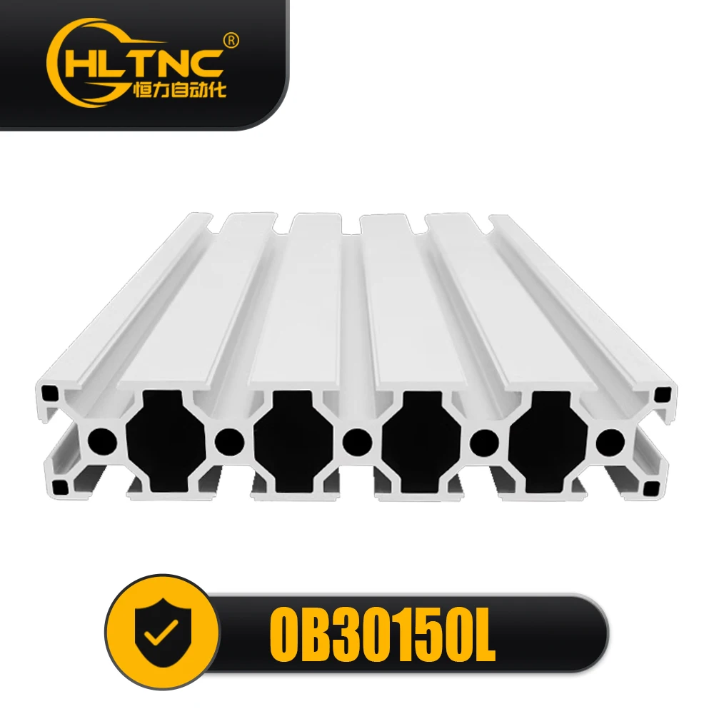 HLTNC Aluminum Profile Width 150 height 30 30150 Customizable length slideway Material 6063-T5 Wall thickness 2 mm  for CNC
