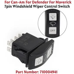 1pc 12-24V 7-pin Windshield Wiper Control Switch #710004941 For Can-Am For Defender For Maverick Car Interior Replacement Parts