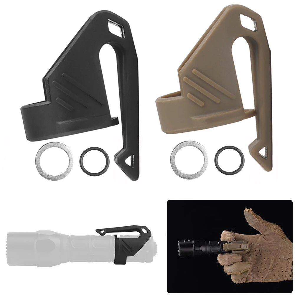 

Многофункциональное кольцо на палец для тактического переключателя фонариков держатель совместимый карманный зажим уличный велосипедный кронштейн для крепления лампы