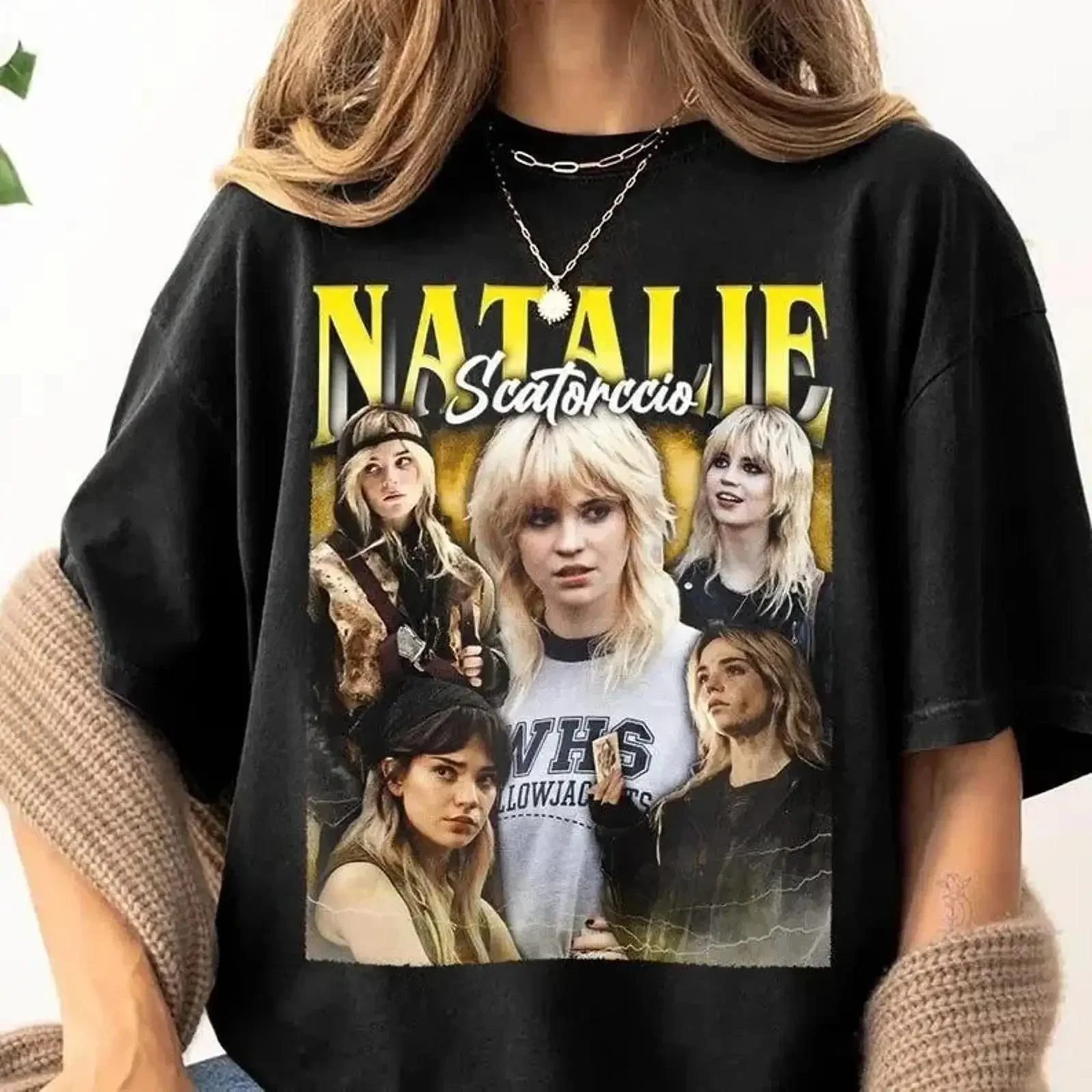 Natalie Scatorccio Yellowjackets Vintage T Shirt TV Show vintage Washed Slightly fashion Top For Everyday Wear Unisex Casual