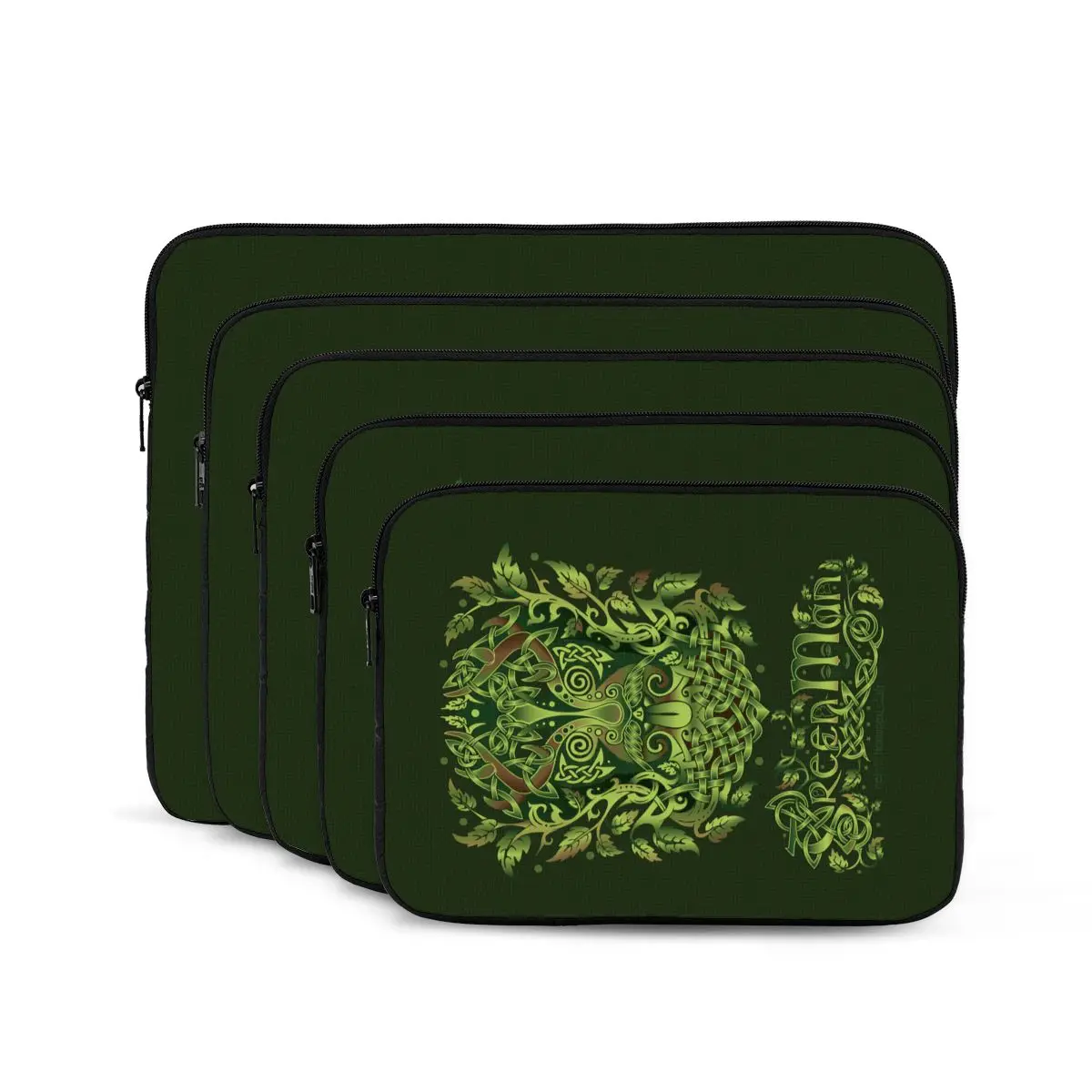 The Green Man Computer ipad Laptop Cover Case Laptop Sleeve Bag Portable Cover Fundas Pouch