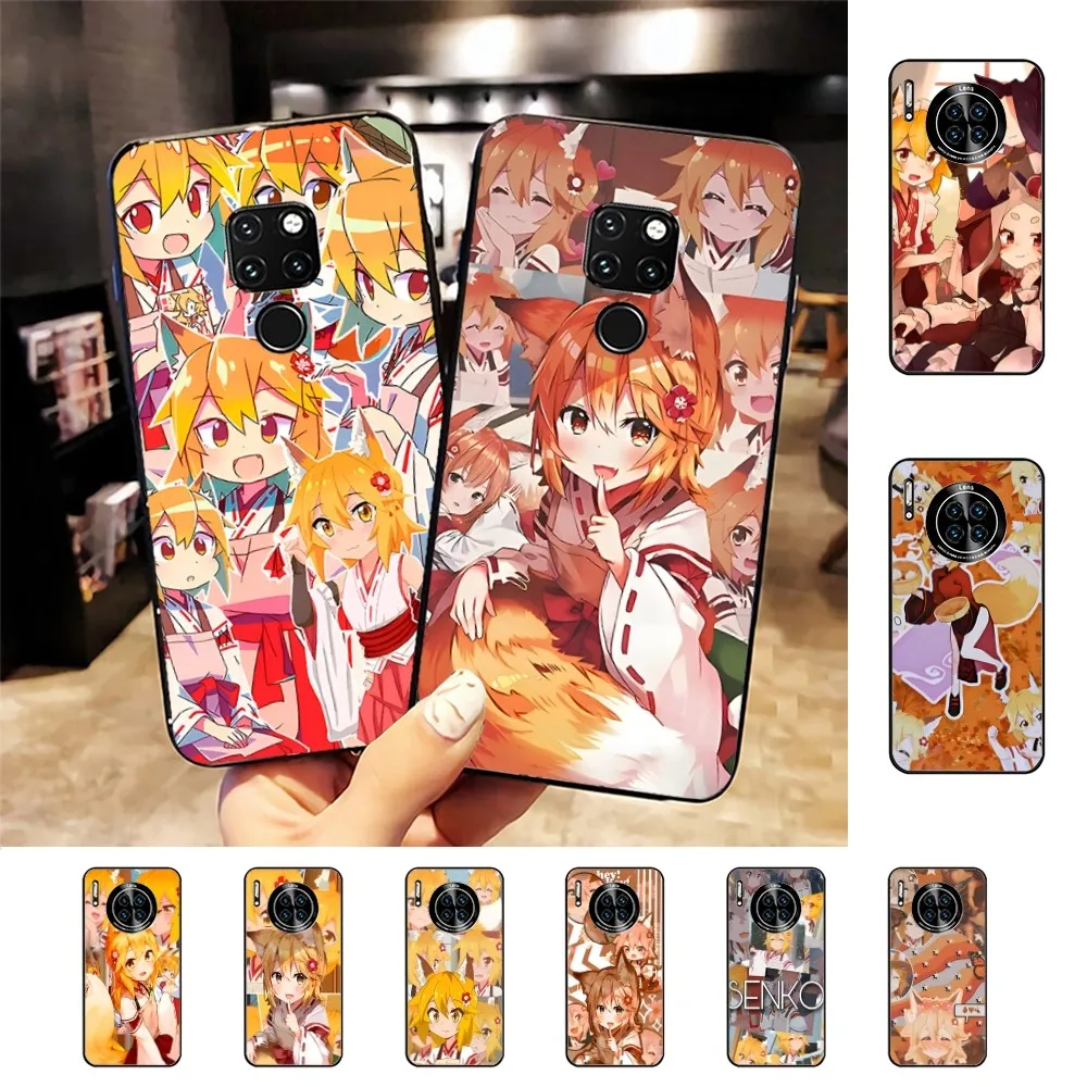 The Helpful Fox Senko-san Wall Phone Case For Huawei Mate 10 20 30 40 50 lite pro Nova 3 3i 5 6 SE 7 pro 7SE