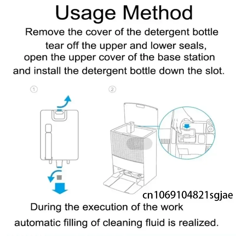 Original Dreame L20 Ultra L30 Ultra X10 X10 plus L10 Prime L10s Pro Ultra Heat Special Floor Cleaner 450ml