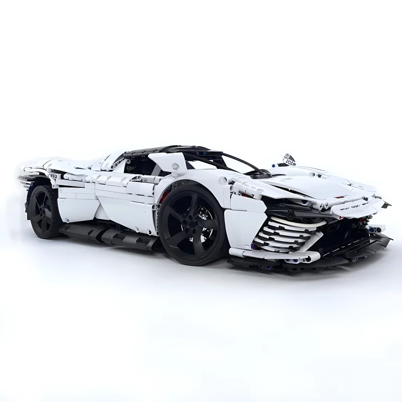 MOC 8787W Technical Super Sports Speed Car 1:8 Hypercar Model Building Blocks Bricks Puzzle Assembly Toy Birthday Gifts For Kids