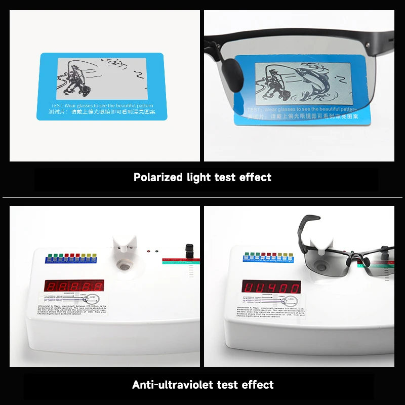 3PCS HD Polarisierte Radfahren Sport Schutzbrille Männer Im Freien Sonnenbrille Lauf Brillen Aluminium Magnesium Brille – Detail 4