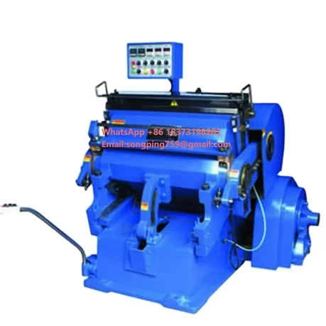Used Manual Creasing Paper Rotary Die Cutting Machine