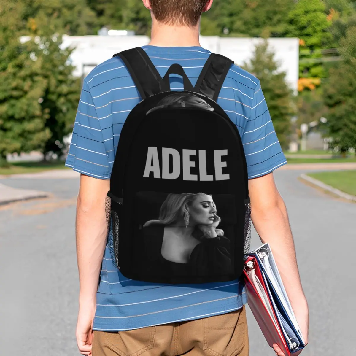 Cool Singer Adele Tour 2024 Music Album Backpack Student BookBag Boys Girls School Bag Laptop Shoulder Bags