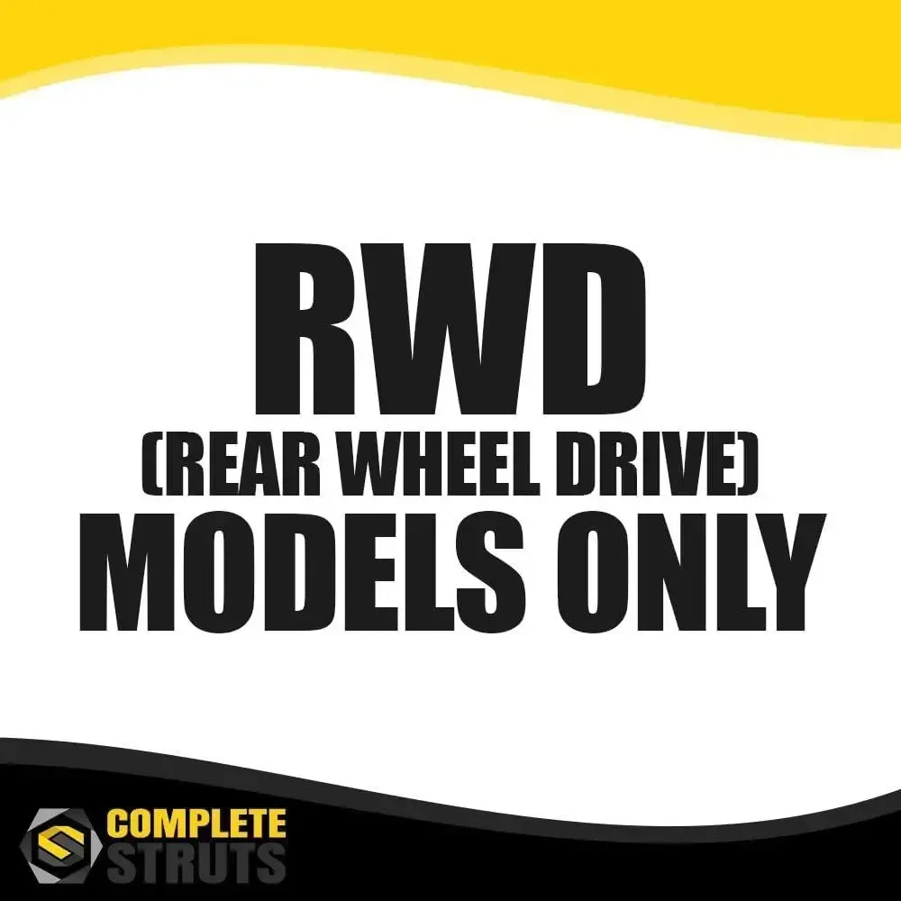 Quick Strut Assemblies with Coil Springs for 2012-2023 V6 RWD Vehicles - Pair Set