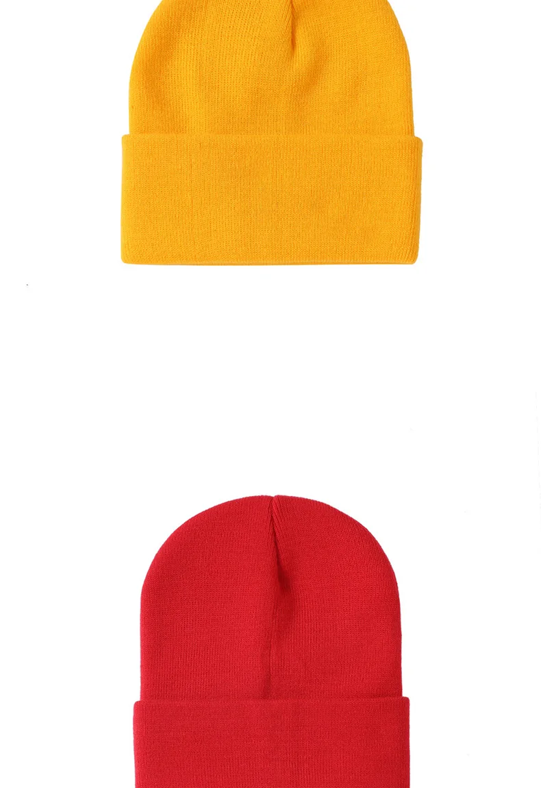 Individuell besticktes Logo Unisex-Beanie-Mütze, randlose Freizeitmütze für Herren, winterkältebeständige warme Strickmütze, Damenmütze – Detail 9