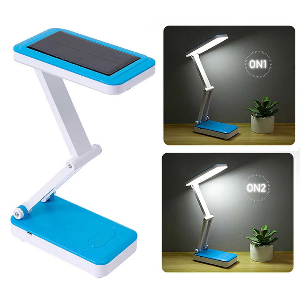 

Foldable Solar Table Light 4500K-6000K 26 LED Solar Powered Night Light 2 Gears Bedside Desk Lamp USB Charging Eye Protection