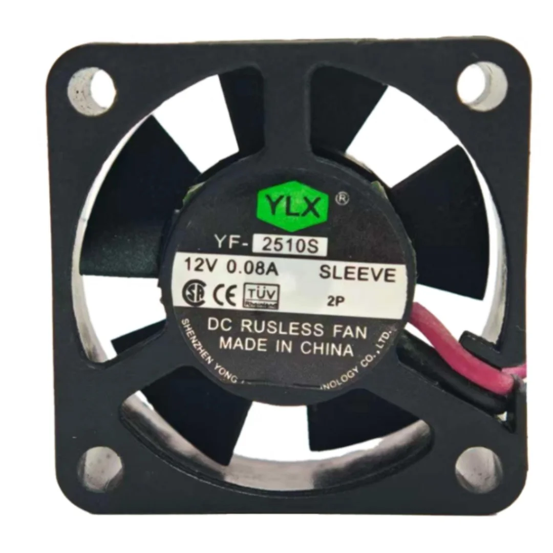 

YF-2510S DC 12V 0.08A 30x30x10mm 2-Wire Server Cooling Fan