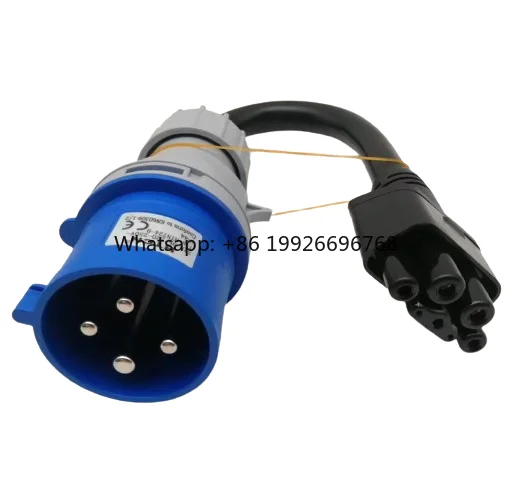 

New CEE 32A Black 4-pin 3-phase Mobile Adapter for Genii Mobile Connector Smart Adaptor