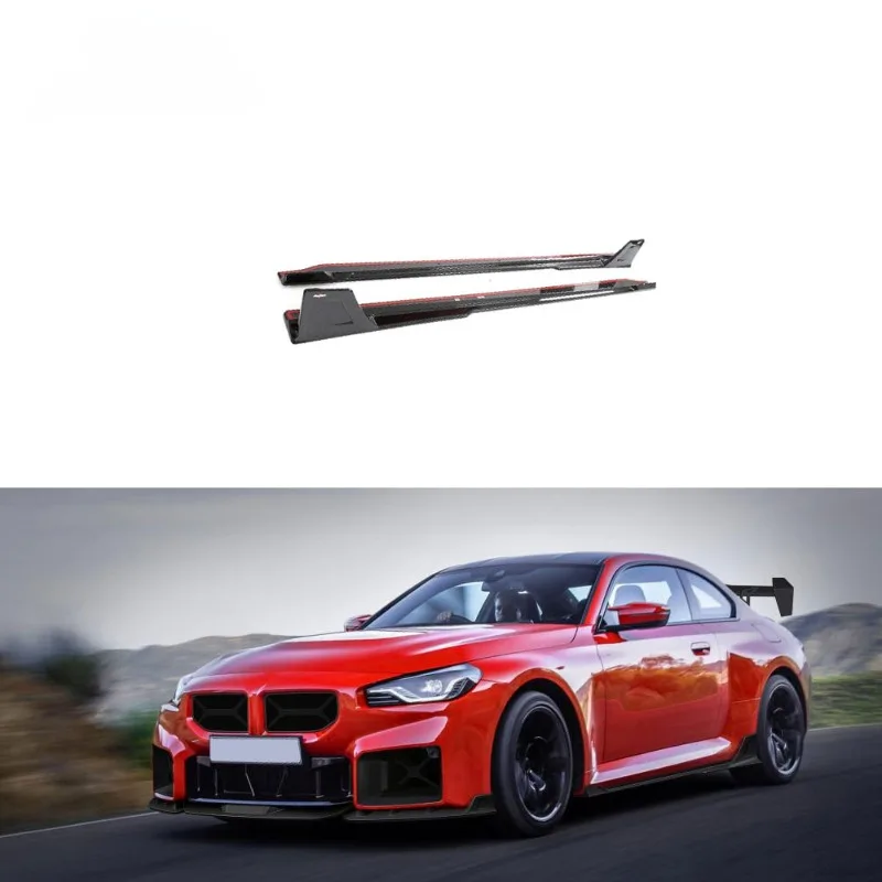 

2Series G87 Prepreg Dry Carbon Fiber Car Side Sill Skirts for New G87 M2 Coupe 2023UP