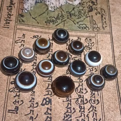 1pcs/lot Bijoux charms abalorios jewelry making fine tibetan agate natural sheep plate eye dzi plate bead with hole unisex