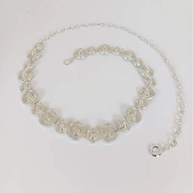 الفيروز الخصر سلسلة المرأة الخصر سلسلة محارة حزام على شكل سلسلة البطن لفستان