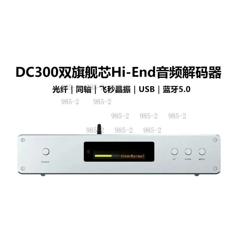 Dual Core Balanced Audio DAC Decoder Digital to Analog Converter HiFi Audiophile