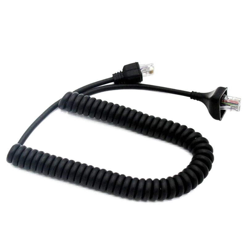 8Pin Replacement Speaker Mic Cable Microphone Cord for Kenwood TK-868G TK-768G TK-862G TK-762G TM-271A TM-471A TK-760 Radio