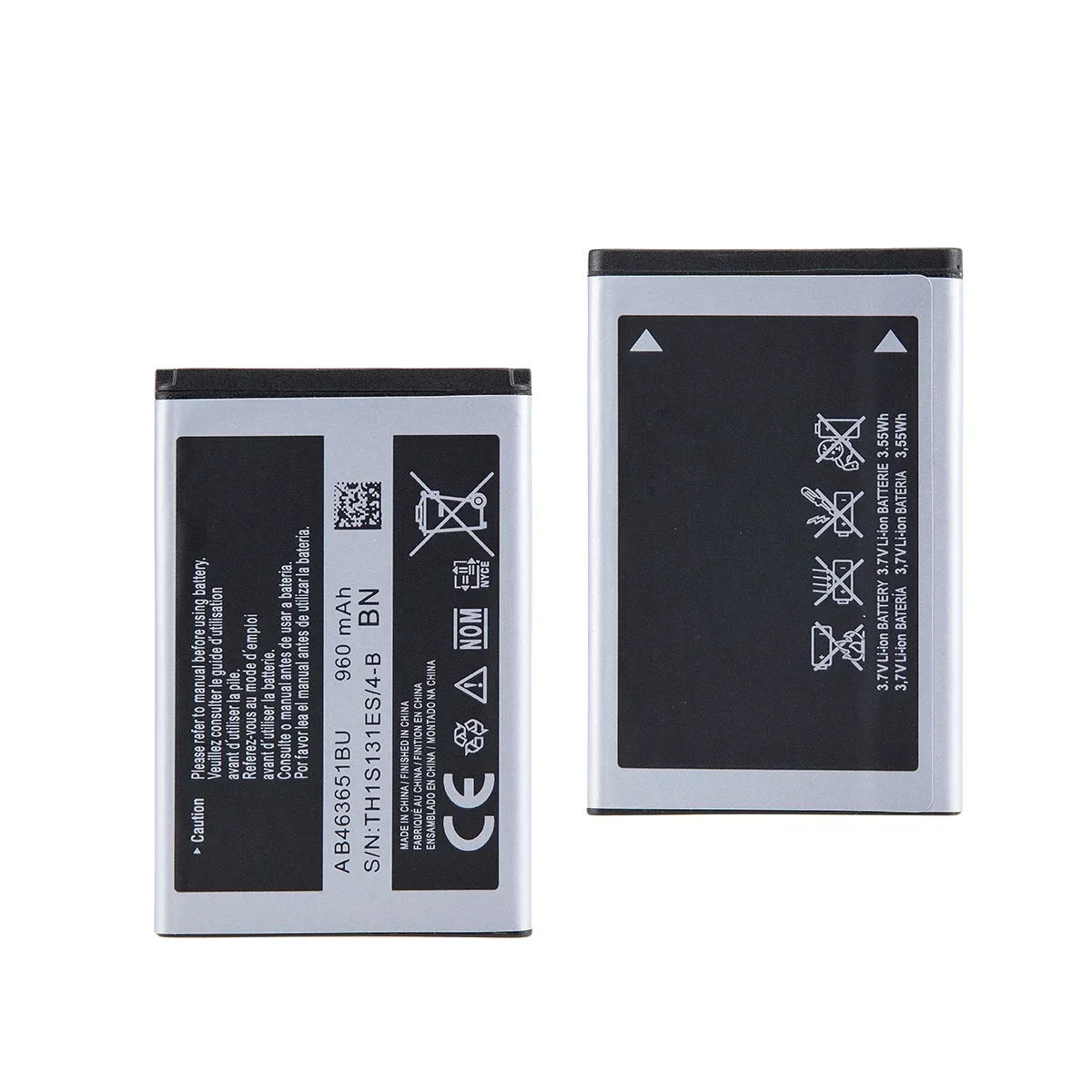 Brand New AB463651BU Battery For Samsung S5620i S5630C S5560C W559 J808 F339 S5296 C3322 L708E C3370 C3200 C3518 Batteries