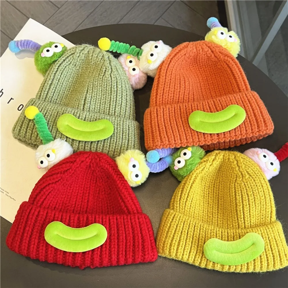 Boys and Girls Keep Warm and Windproof in Autumn and Winter, Baby Knitted Hats, Baby Hat Cute and Funny Wool Hats