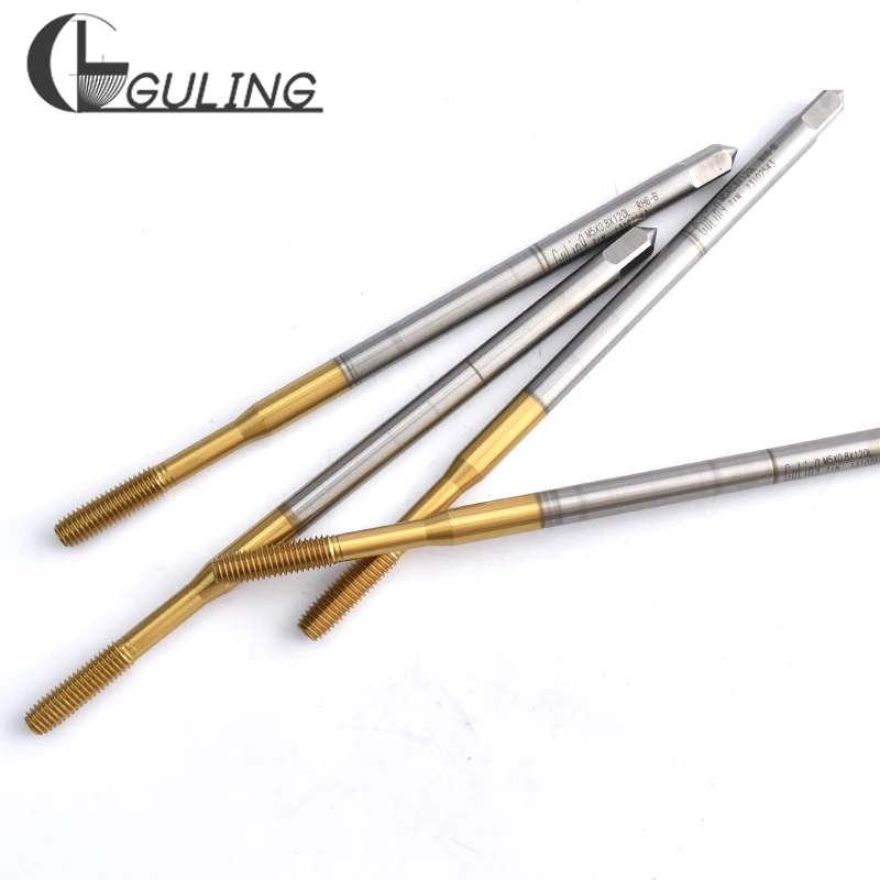 GULING HSSE-M42 Long Shank 100mm Roll Forming Tap UNC0-80~10-32 1/4 5/16 3/8 Metric Machine Screw Thread Tap White/TIN/TC50/TICN