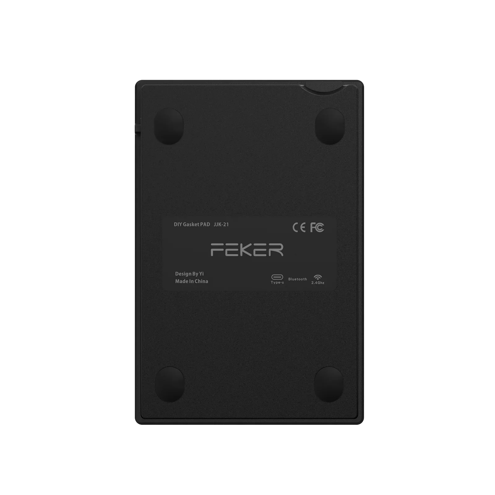 FEKER JJK21 لوحة المفاتيح الميكانيكية NumPad Gateron مفاتيح اختبار 3 طرق 2.4G Bluetooth5.0 1500mah لتقوم بها بنفسك عدة Hotswapple RGB طوقا