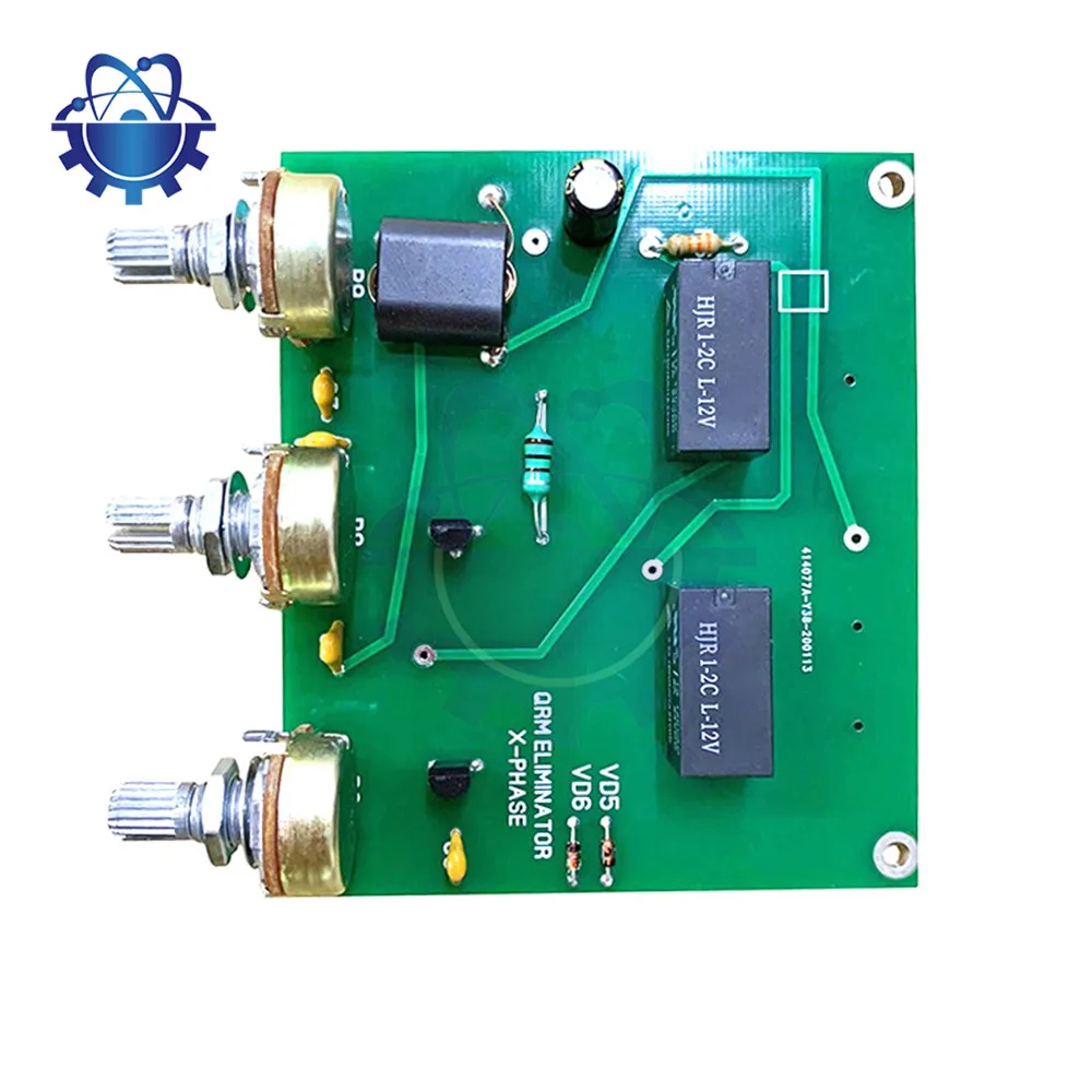 Imagem -02 - Qrm Eliminator Band X-phase 130 Mhz Bandas Fadjustable Signal Canceller Knob Construído em Controle Ptt Kit Diy