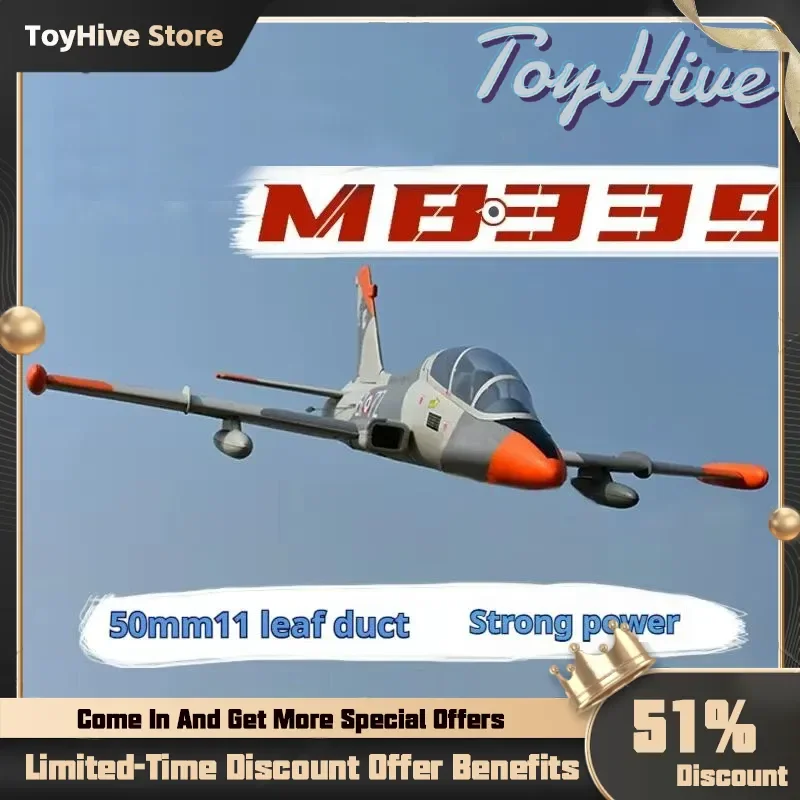 

In Stock Remote-controlled Aircraft Model Mb339 Ducted Fighter 50mm Ducted Electric Fixed Wing Aircraft Model Rc Plane Toy Gift