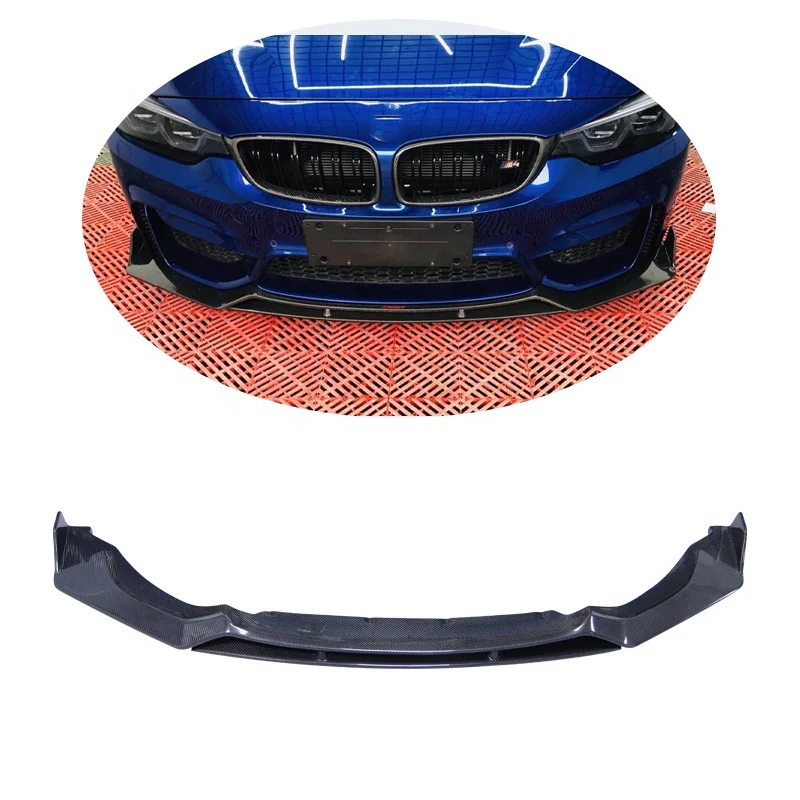

Спойлер переднего бампера Dream Garage из карбона для BMW F80 M3 F82 F83 M4, стиль C, комплект обвеса, 2014 г. – настоящее время