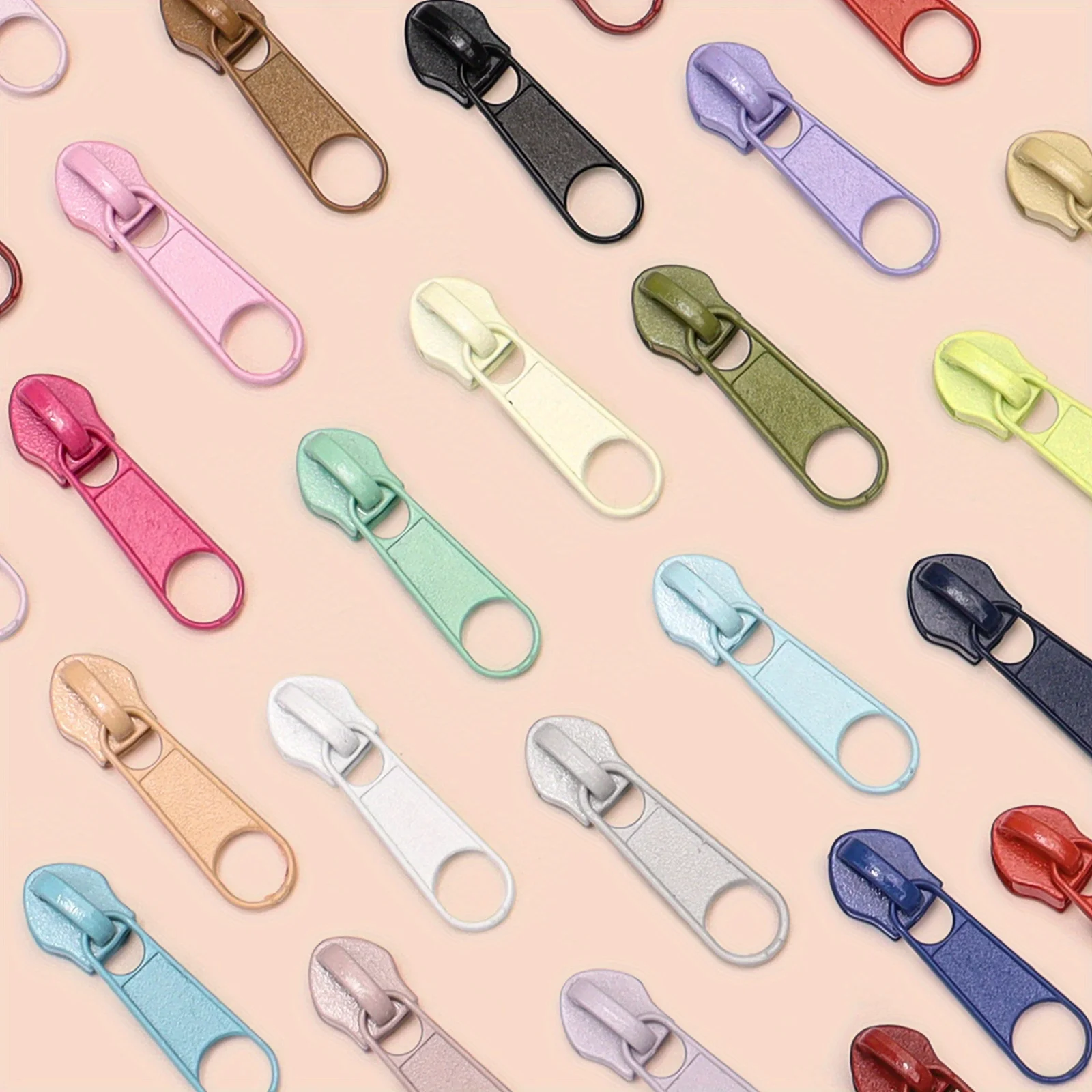 20PCS, 5 #color nylon zipper head, 20 colors optional, for nylon zipper