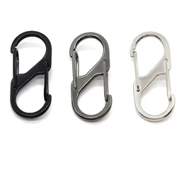 5/10PCS S Shaped Key Chains Ring Holder Never Fade Metal Hook Key Rings Clasps Hook Chain For DIY Jewelry Making Findings