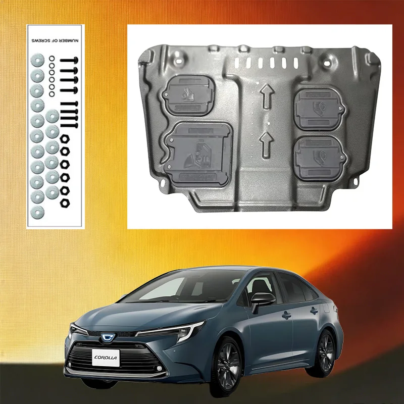 Durable Underbody Protection Engine Skid Plate For  Toyota Corolla Hybrid 2016-2018 1.8L  High Quality Engine Shield Car