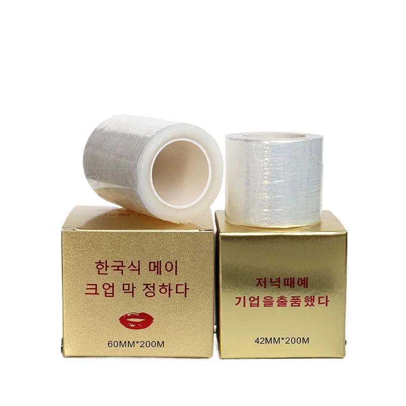 5Pcs Tattoo Eyebrow Microblading Preservative Film Plastic Wrap/Box 42mm*200m/60mm*200mTattoo Semi Permanent Makeup Supplies