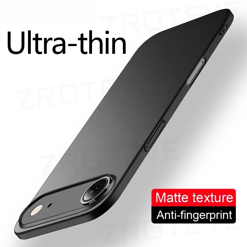 

Для iPhone Air 17 16 16e 15 14 13 12 11 Pro Max ZROTEVE Ультратонкий матовый жесткий чехол из ПК на iPhone 16 Plus iPhone13 Мини-чехол для телефона