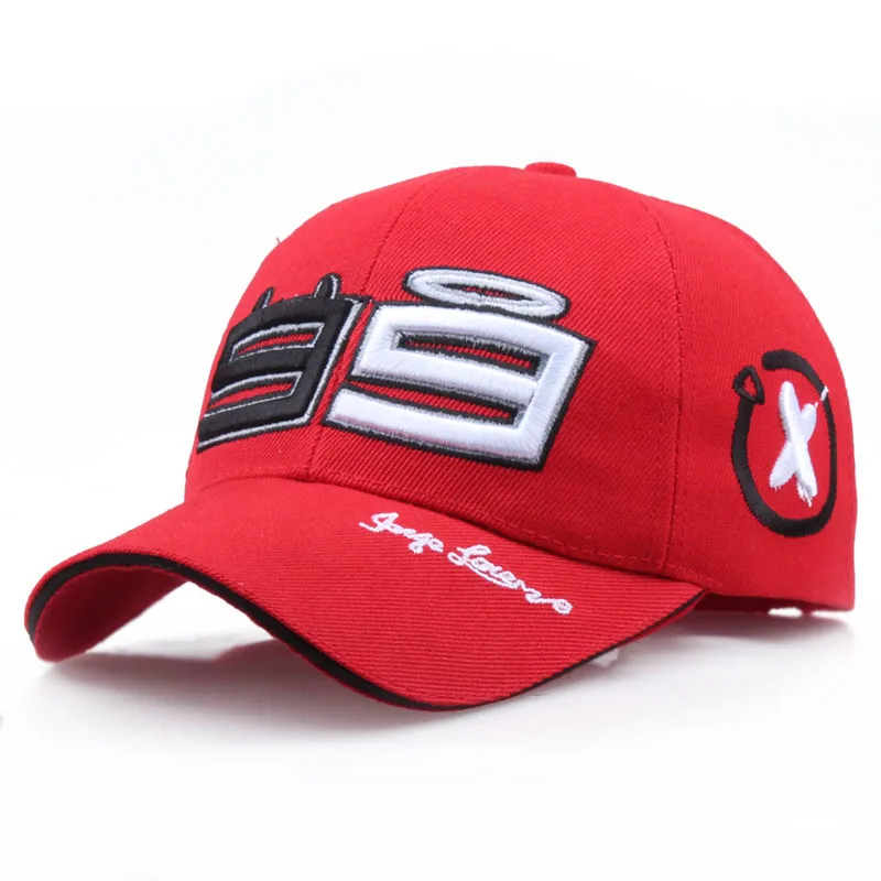 Moto Gp 99 Jorge Lorenzo Hats For Men Racing Cap Cotton Brand Motorcycle Racing Baseball Caps Car Sun Snapback Black Trucker Hat