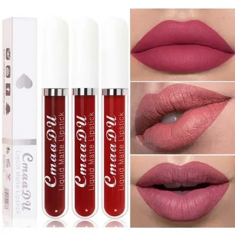 Heallor Nude Lipgloss Lippenstift Fluweel Matte Vloeibare Lippenstift Waterdichte Langdurige Sexy Vrouwen Lip Tint Modder Cosmetica 18 Kleuren W