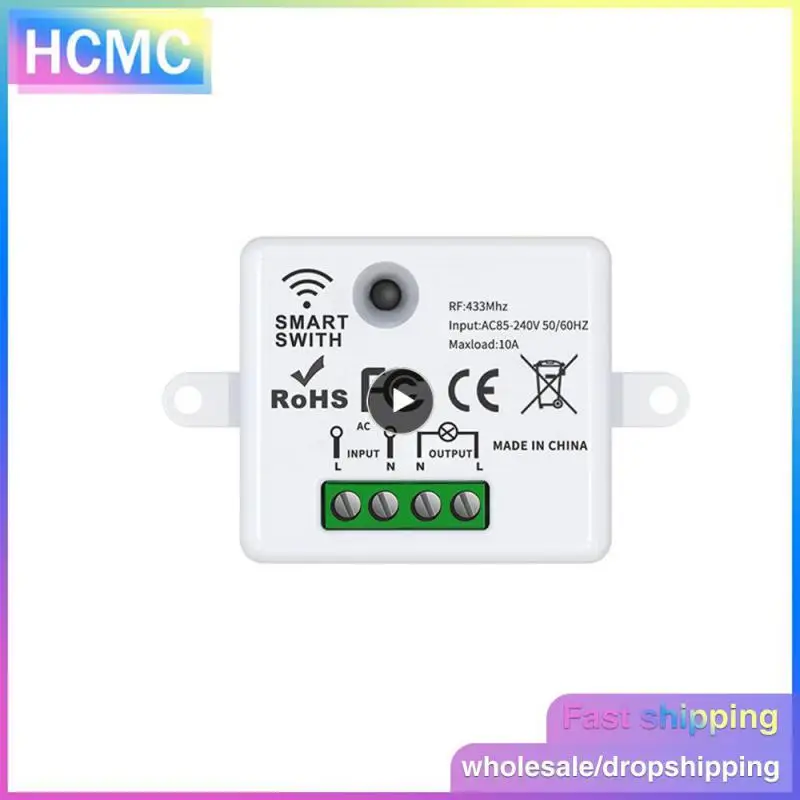 

Convenient And Efficient 433mhz Switch Easy Installation 433mhz Breaker Smart Home Automation Enhance Home Security Controller