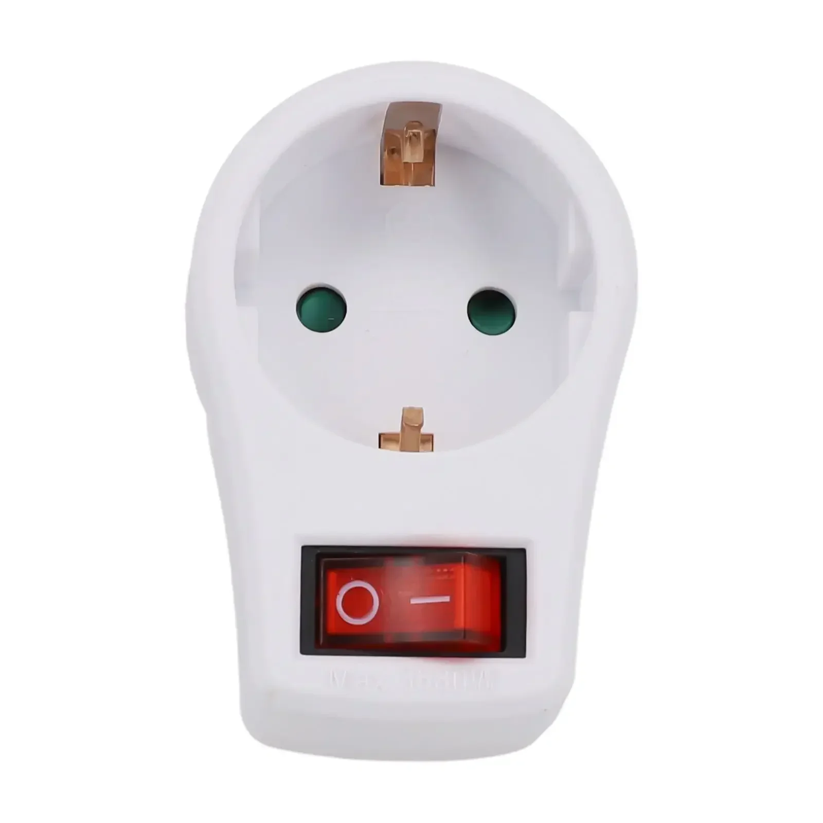 Socket Supplies Socket Outlet Conversion Plug Flame Retardant PP Power Tool White With Switch 250V 16A Saves Money